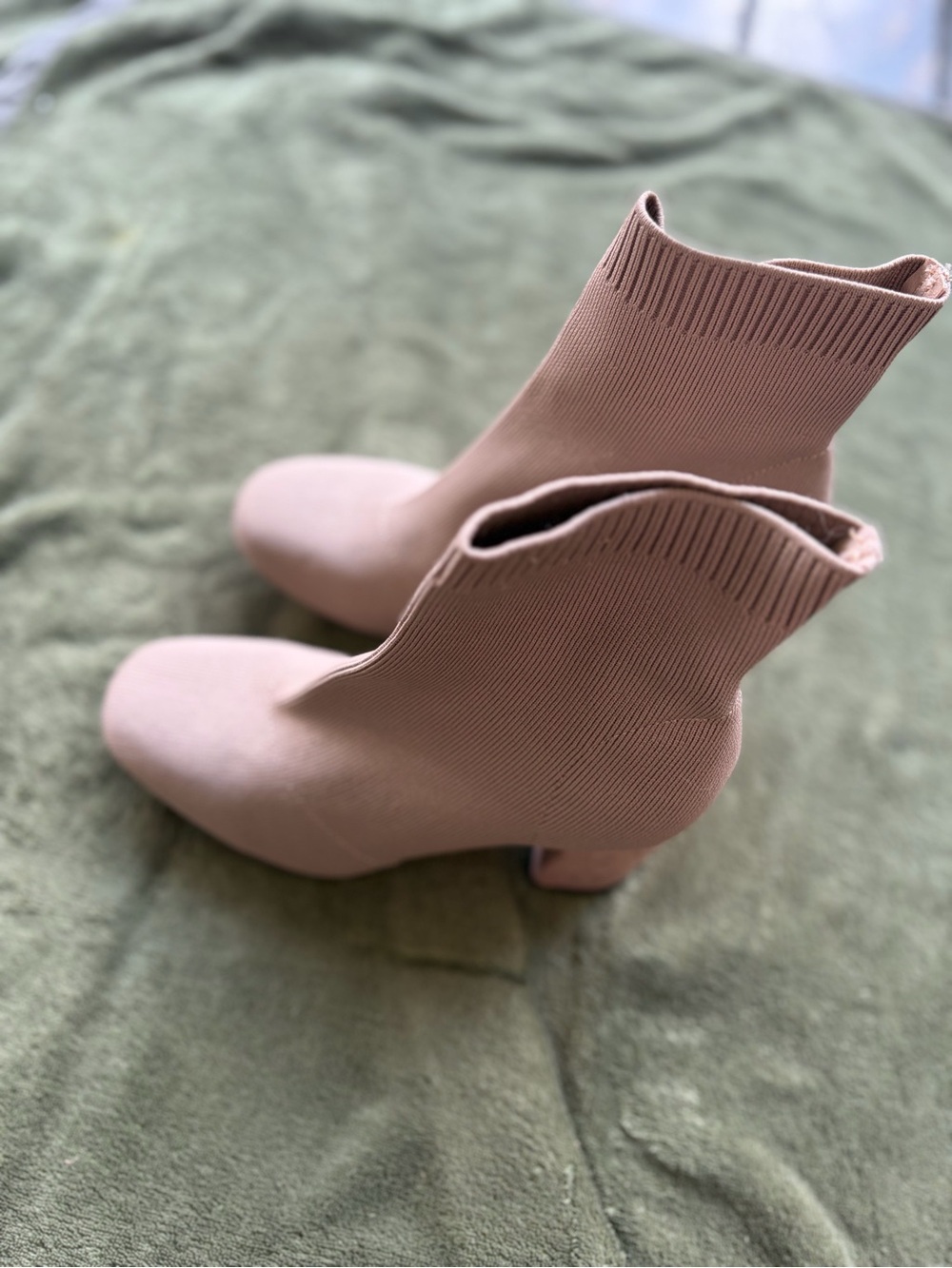 Erika Tan Sock Booties